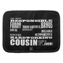 Männliche Cousin-bester bestster Cousin 4 er Quali Mappen