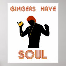 Männliche Ingwer haben Soul Posterdrucke