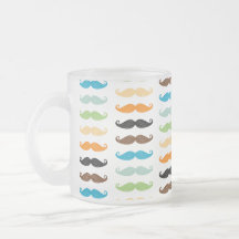 Männliche Schnurrbärte Tee Tasse