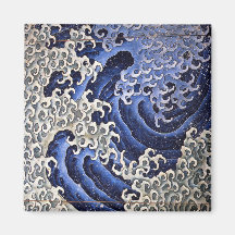 Männliche Welle, Hokusai Magnete