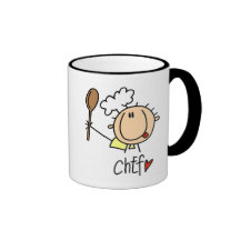 Männlicher Koch Kaffeehaferl
