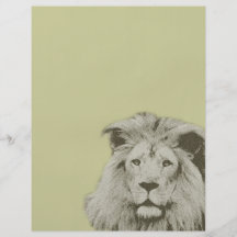 Männlicher Löwe Custom Flyer