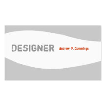 Männlicher Typ-minimale Designer-Entwürfe Visitenkartenvorlage
