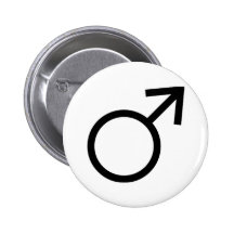 Männliches Geschlechts-Symbol Button