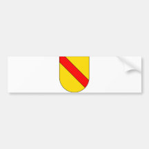 Mantel bewaffnet Baden Deutschland offizielle Symb Auto Sticker