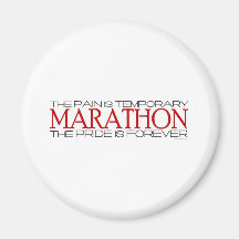 Marathon - der Stolz ist Forever Kühlschrankmagnet