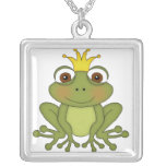 Märchen-Frosch-Prinz mit Krone Amuletten