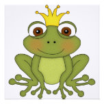 Märchen-Frosch-Prinz mit Krone Ankündigungen