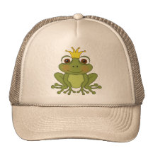 Märchen-Frosch-Prinz mit Krone Baseballkappen