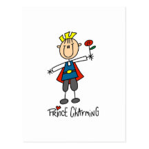 Märchenprinz-T-Shirts und Geschenke Postkarte