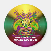 Mardi-Gras-Mask-The-Queen-V-4 Kühlschrankmagnete