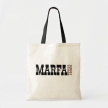 Marfa Texas Tragetasche