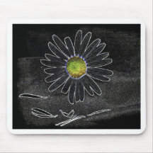 marguerite flower mousepad