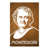 Maria Montessori-Druck poster
