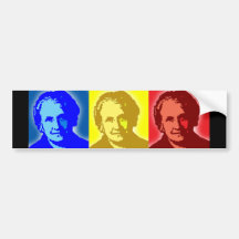 Maria Montessori-Pop-Art-Autoaufkleber
