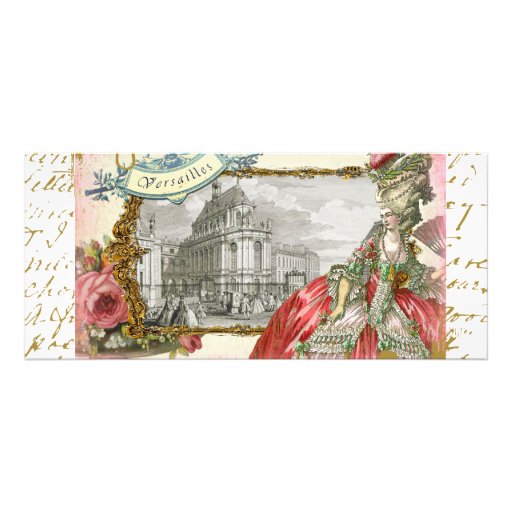 Marie Antoinette am Chateau Versailles Karten Druck