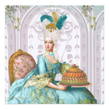 Marie Antoinette ließ sie Kuchen essen Ankündigung
