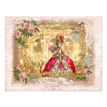 Marie Antoinette Party im Rosa in Versailles Ankündigung