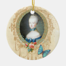 Marie Antoinette Porträt-Weihnachtsverzierung Weihnachtsbaum Ornamente