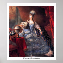 Marie Antoinette Plakatdruck