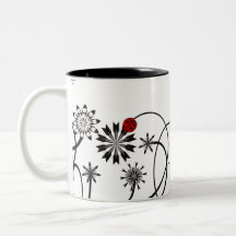 Marienkäfer-Becher Kaffee Haferl