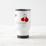 Marienkäfer im Liebevalentine-Reise-Becher Kaffee Haferl