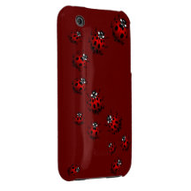 Marienkäfer IPhone 3 Fall-Dame Bird IPhone Gifts iPhone 3 Case-Mate Hüllen