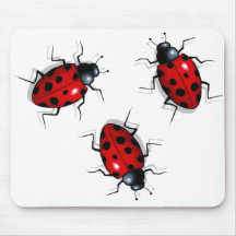 Marienkäfer, Marienkäfer: Ursprüngliche realistisc Mousepad