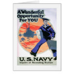 Marine - eine wunderbare Gelegenheit (US02294) Grußkarten