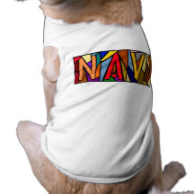 MARINE ~ PERSONALISIERTES BGLETTERS ~ PET-WARE FÜR HAUSTIERKLEIDUNG
