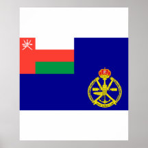 Marinefahne Oman, Oman Posterdrucke