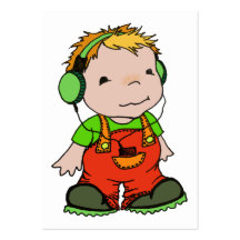 Markieren Sie mag Musik Visitenkarten Vorlage