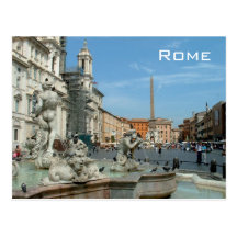 Marktplatz Navona - Rom Postkarte