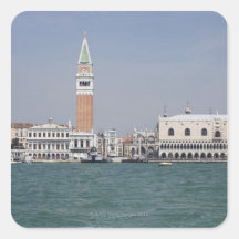Marktplatz San Marco Venedig Italien Quadratsticker