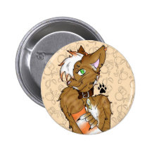 Marmeladen-Miezekatze-Katze Button