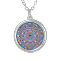Marokkanisches Mosaik-Kaleidoskop Selbst Gestaltete Halskette