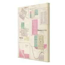 Marquette, Conway, Galva, Elyria, Ames, Kansas Gespannte Galerie Drucke