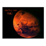 Mars Postkarte