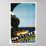 Marseille/Marseille - Reise des Taubenschlag-D Azu Posterdrucke
