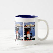 Marseille-Plakat Tasse