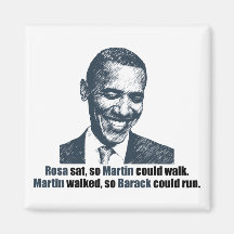 Martin ging, also könnte Barack laufen Magnets