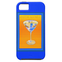 Martini-Verrücktheits-Blues iPhone 5 Hüllen