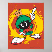 Marvin, der aufwärts zeigt plakate