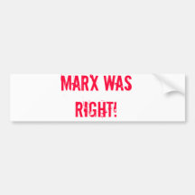 Marx hatte Recht Autoaufkleber