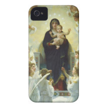 Mary, Baby Jesus u. Engel Case-Mate iPhone 4 Hüllen
