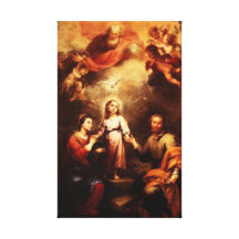 Mary, Jesus u. Joseph 2 Leinwanddrucke