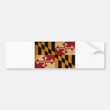 Maryland-Flagge Auto Sticker