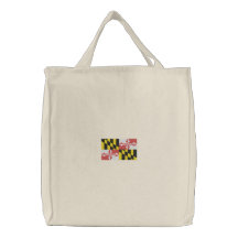 Maryland-Staats-Flagge Bestickte Taschen
