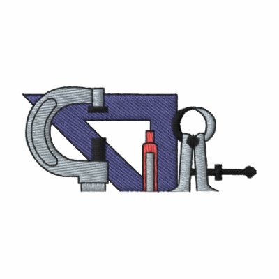 Maschinist-Deckel Besticktes Polo Hemd