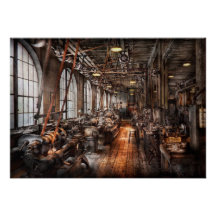 Maschinist - eine völlig arbeitende Maschinenwerks Individuelle Einladungskarte